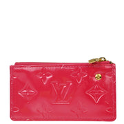 Louis Vuitton 2006 Pink Vernis Pochette Cles Coin Purse M9144F