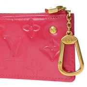 Louis Vuitton 2006 Pink Vernis Pochette Cles Coin Purse M9144F