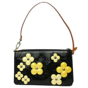 Louis Vuitton 2002 Black Flower Vernis Lexington Handbag M92245