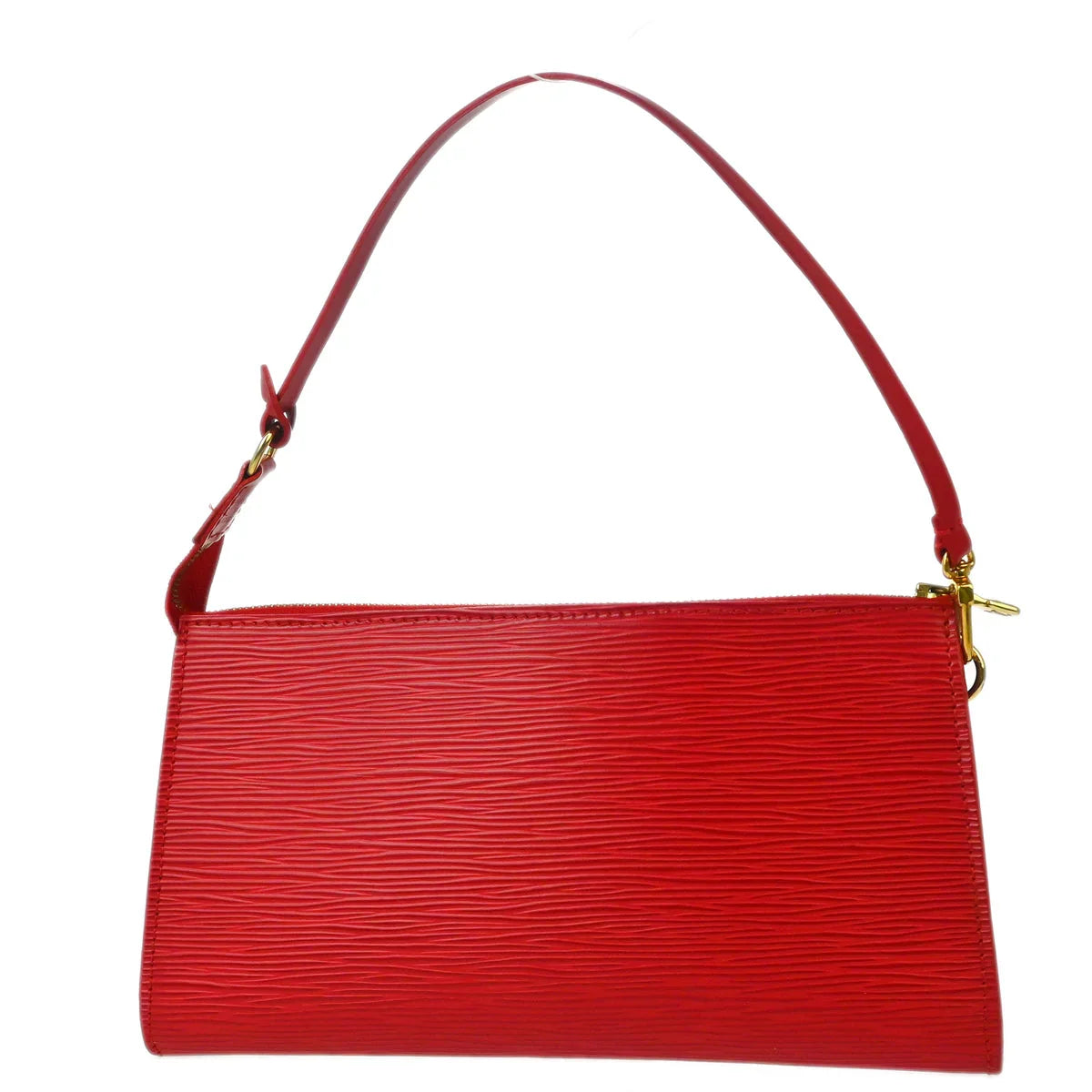 Louis Vuitton 2003 Red Epi Pochette Accessoires 24 Pouch Handbag M5298E