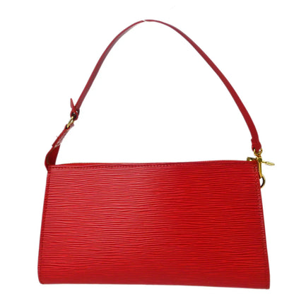 Louis Vuitton 2003 Red Epi Pochette Accessoires 24 Pouch Handbag M5298E