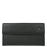 Chanel Black Camellia Bifold Wallet