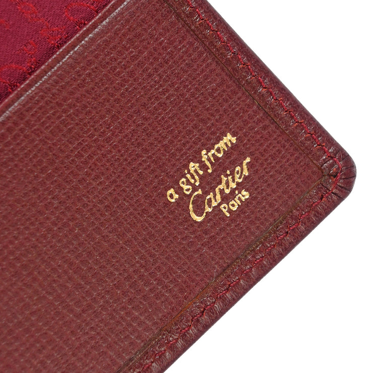 Cartier Bordeaux Must de Cartier Card Case Small Good