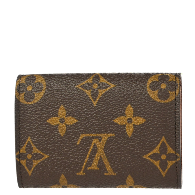 Louis Vuitton 2007 Monogram Porte Monnaie Plat Coin Case Wallet M61930