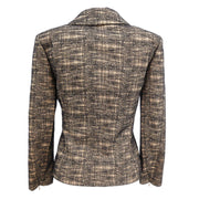 Chanel 2003 Single Breasted Jacket Brown #38