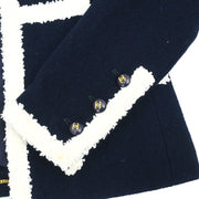 Chanel 1995 Setup Suit Jacket Skirt Navy #36