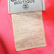 Chanel 1995 Collarless Jacket Pink #38