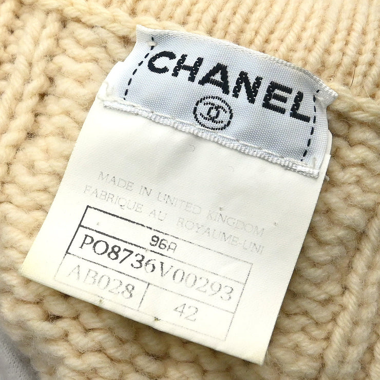 Chanel 1996 Fisherman Sweater White #42