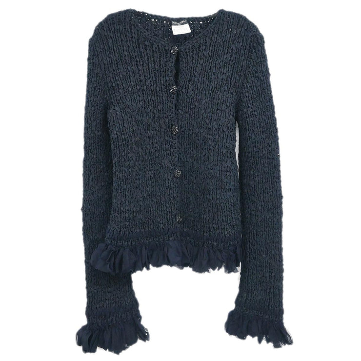 Chanel 2002 Cardigan Black #38