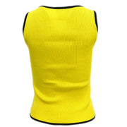 Chanel 1995 Sleeveless Top Yellow #38