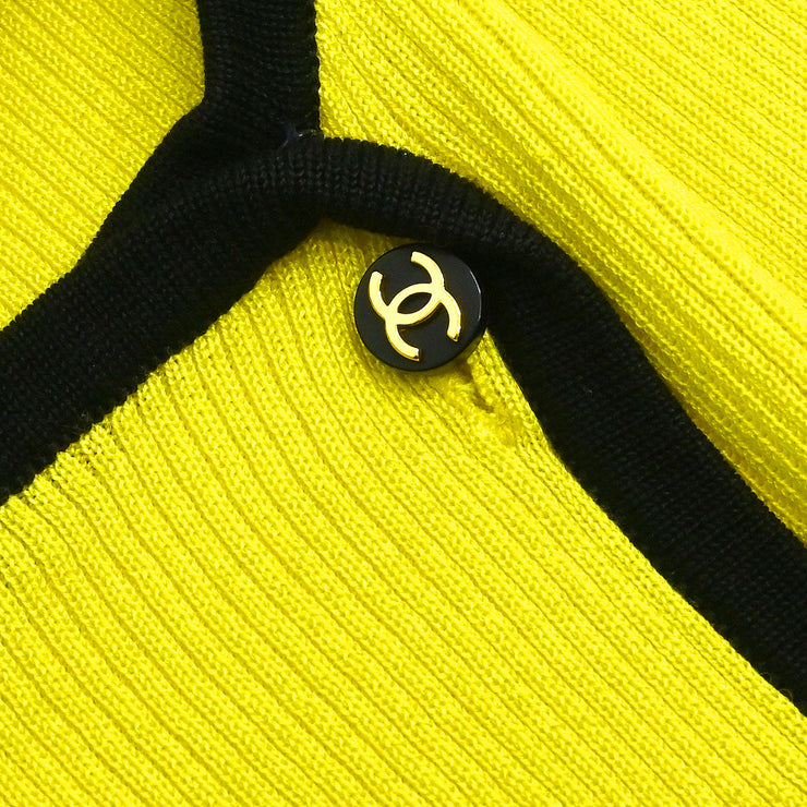 Chanel 1995 Sleeveless Top Yellow #38