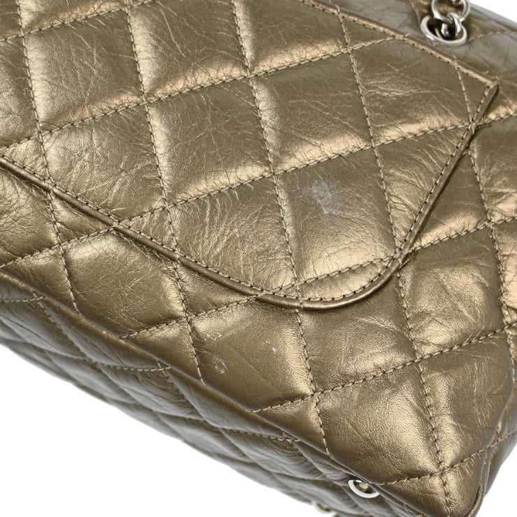 Chanel 2006-2008 Gold Calfskin Cambon Ligne Shoulder Bag