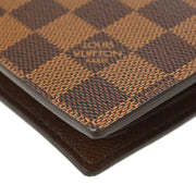 Louis Vuitton 2005 Ebene Damier Portefeuille Marco Wallet Purse N61675