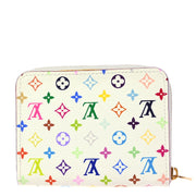 Louis Vuitton 2009 White Multicolor Zippy Wallet M93741