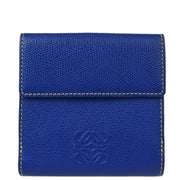 Loewe Blue Leather Bifold Wallet