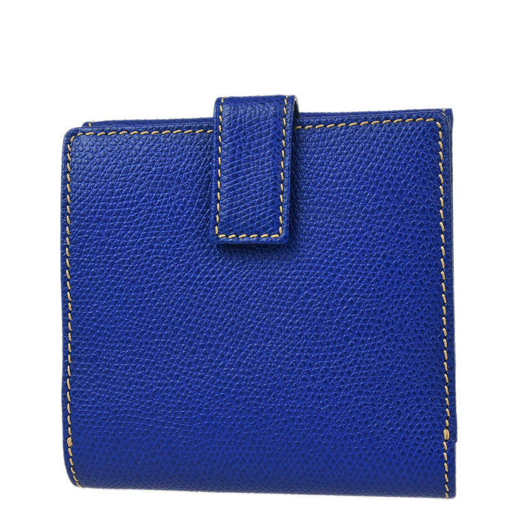 Loewe Blue Leather Bifold Wallet