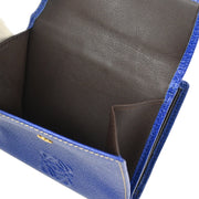 Loewe Blue Leather Bifold Wallet