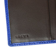 Loewe Blue Leather Bifold Wallet