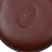 Cartier Bordeaux Must de Cartier Coin Purse Wallet