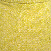 Chanel 1998 Setup Suit Jacket Skirt Yellow #36