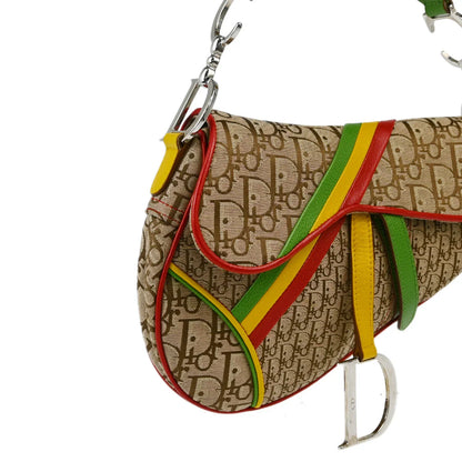 Christian Dior 2004 Rasta Trotter Saddle Handbag