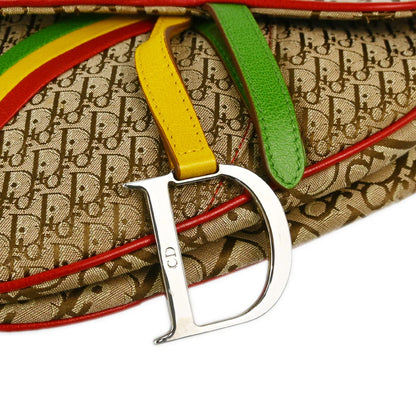 Christian Dior 2004 Rasta Trotter Saddle Handbag