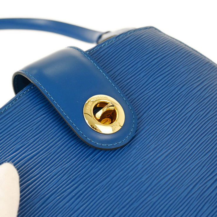 Louis Vuitton 1995 Blue Epi Cluny Shoulder Bag M52255