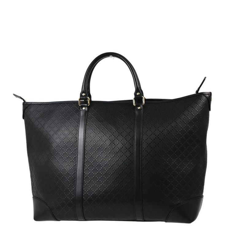 Gucci Black Diamante Tote Handbag