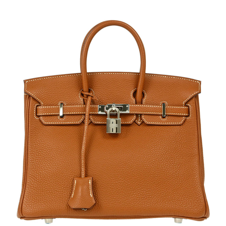 Hermes 2006 Gold Togo Birkin 25 Handbag