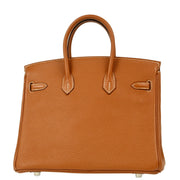 Hermes 2006 Gold Togo Birkin 25 Handbag