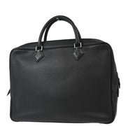 Hermes Black Fjord Plume Doc Briefcase Handbag