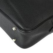 Hermes Black Fjord Plume Doc Briefcase Handbag