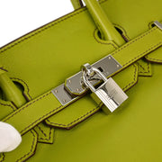 Hermes 2006 Anis Green Swift Birkin 30 Handbag