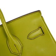 Hermes Anis Green Swift Birkin 30 Handbag