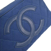 Chanel 2005-2006 Blue Wild Stitch Bowling Bag 27