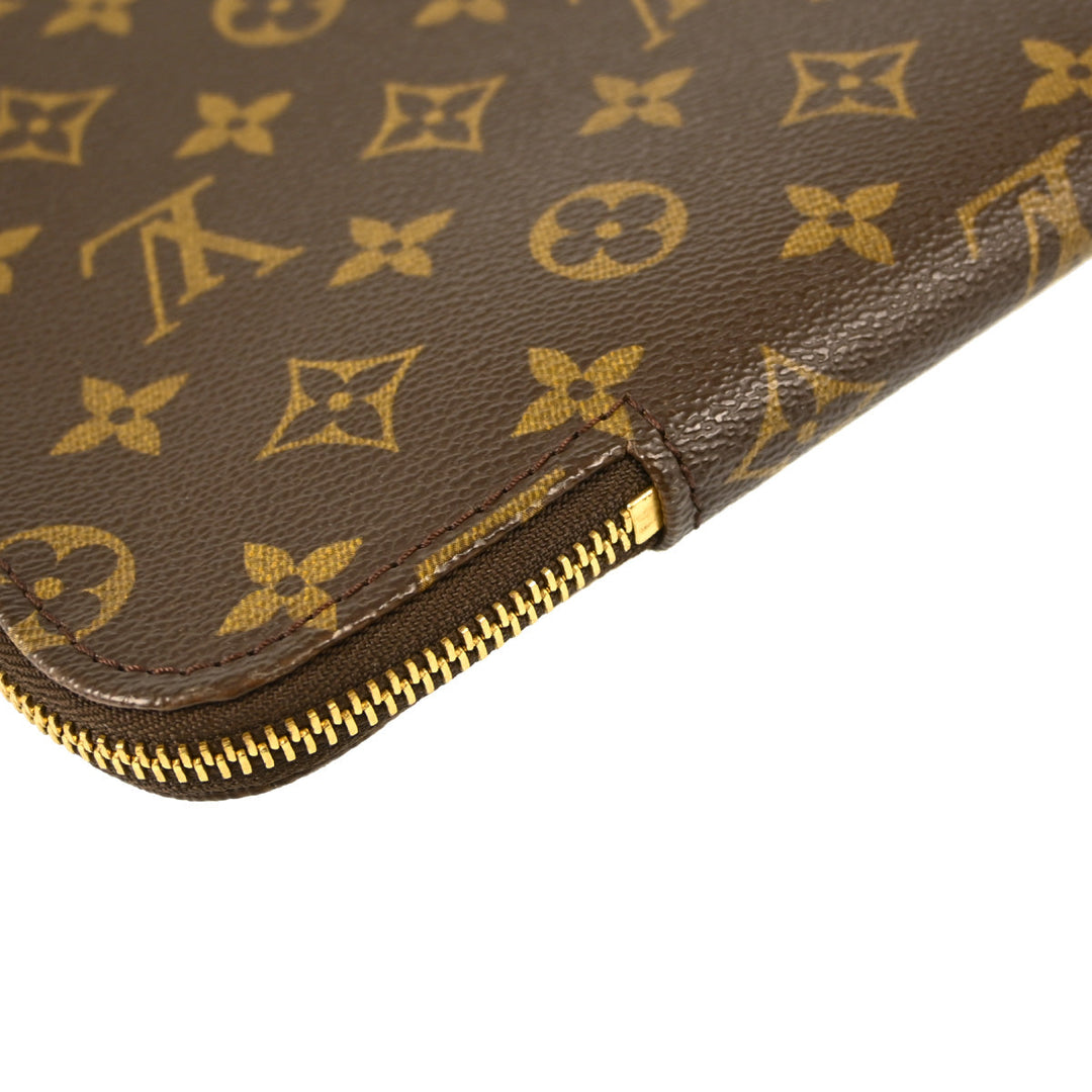 Louis Vuitton 1997 Monogram Poche Documents 38 Business Bag