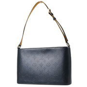 Louis Vuitton 2002 Blue Monogram Mat Alston Shoulder Bag M55125