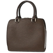 Louis Vuitton 2005 Brown Epi Pont Neuf Handbag M5205D