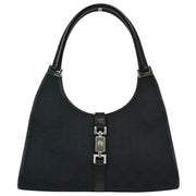 Gucci Black GG Jackie Handbag