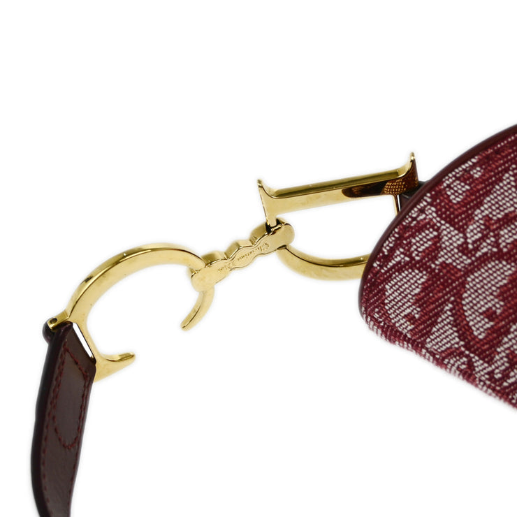 Christian Dior Bordeaux Trotter Saddle Handbag