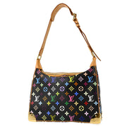 Louis Vuitton 2004 Black Multicolor Boulogne Shoulder Bag M92638