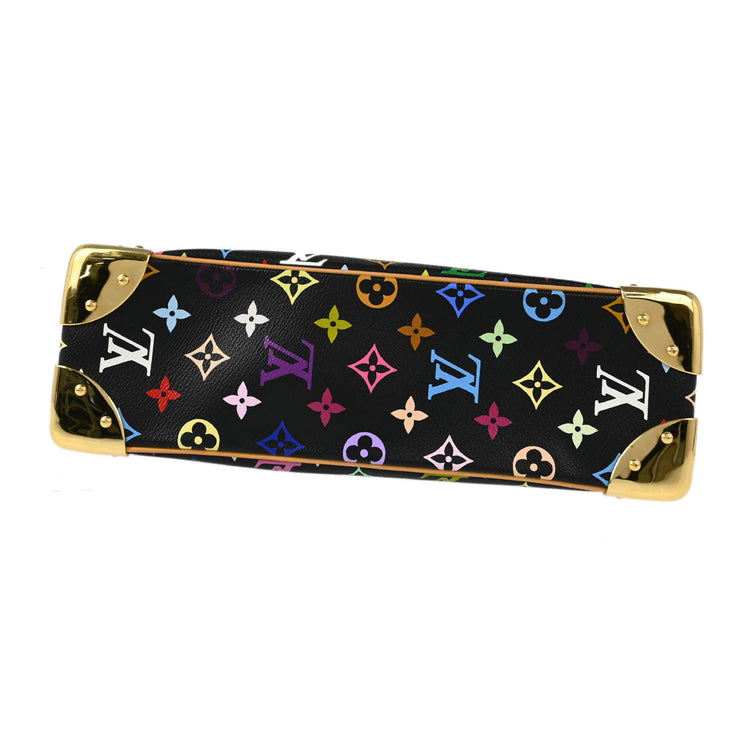 Louis Vuitton 2004 Black Multicolor Boulogne Shoulder Bag M92638