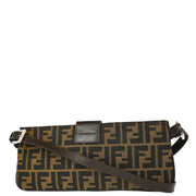 Fendi Brown Zucca Shoulder Bag