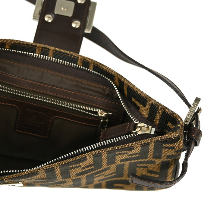 Fendi Brown Zucca Shoulder Bag