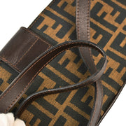 Fendi Brown Zucca Shoulder Bag