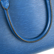 Louis Vuitton 1997 Blue Epi Pont Neuf Handbag M52055