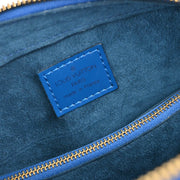 Louis Vuitton 1997 Blue Epi Pont Neuf Handbag M52055