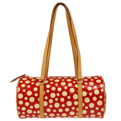 Louis Vuitton Yayoi Kusama 2012 Red Vernis Dot Infinity Papillon Handbag M91425