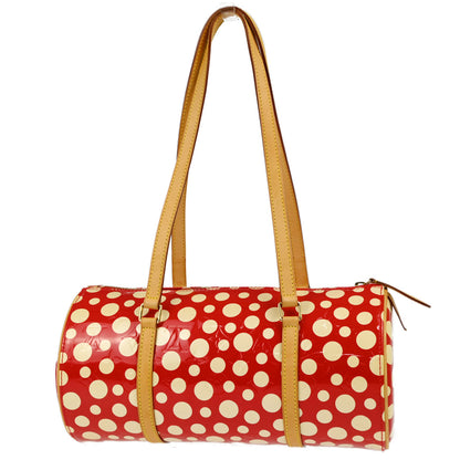 Louis Vuitton Yayoi Kusama 2012 Red Vernis Dot Infinity Papillon Handbag M91425