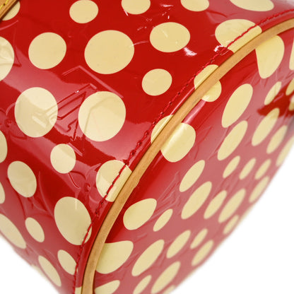 Louis Vuitton Yayoi Kusama 2012 Red Vernis Dot Infinity Papillon Handbag M91425